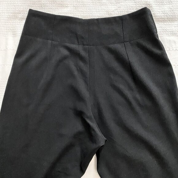 YOHJI YAMAMOTO BLACK WOOL HIGH RISE STRAIGHT LEG  DRESS PANTS -  M (JP2) - Picture 8 of 8